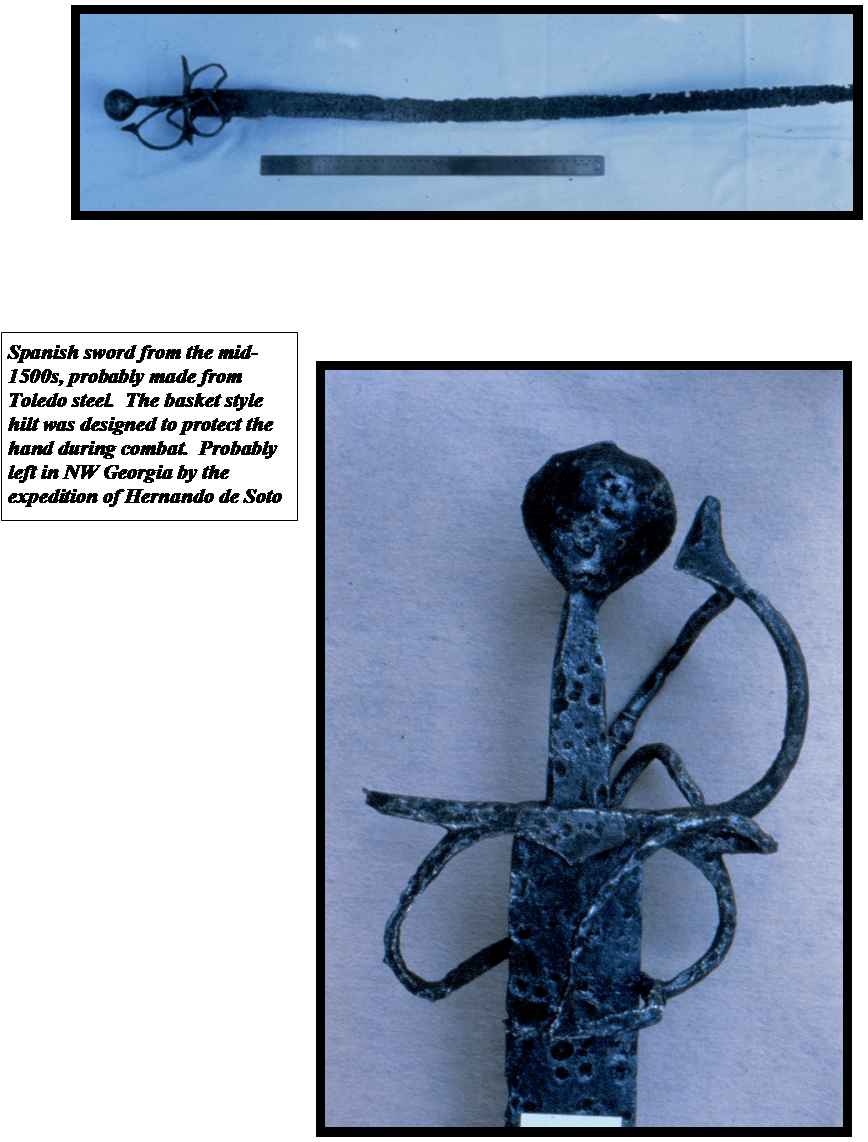 Archeology Ink  King Site Spanish Sword - A Research Journal by